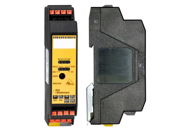 BWU1939 ASi Safety Input Module, IP20, 1SI/2O