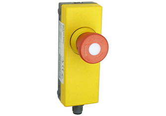 BW2529 E-STOP Button Module, lighted (red/green), retaining clip