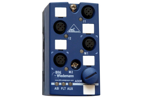 BWU2575 ASi Motor Module, IP67, M12 for 24V motorized rollers, 2M/2I