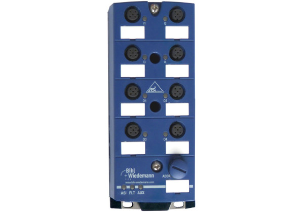 BWU2626 ASi Digital I/O Module, IP67, M12, 4I/4O