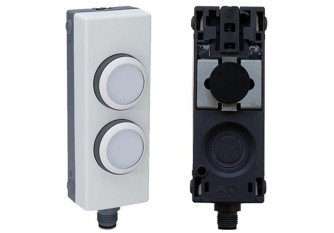 BW2708 ASi Light Button Module, lighted (red/green), magnet