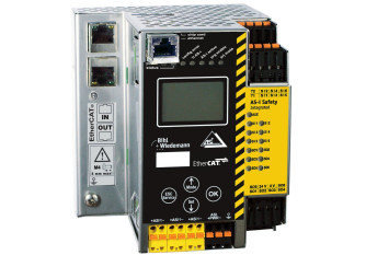 BWU2797 ASi-3 EtherCAT Gateway with integrated Safety Monitor, 1 ASi master BWU2797 ASi-3 EtherCAT Gateway with integrated Safety Monitor, 1 ASi master