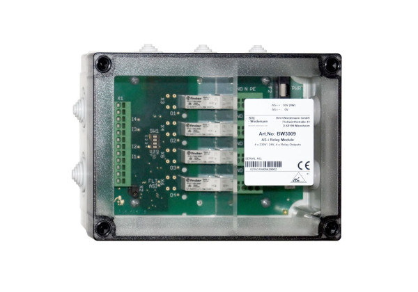 BW3009 ASi Module to control 4 x 230 V/24 V damper actuators
