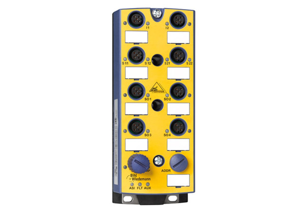 BWU3064 ASi Safety I/O Module, IP67, M12, 2SI/4SO/6I