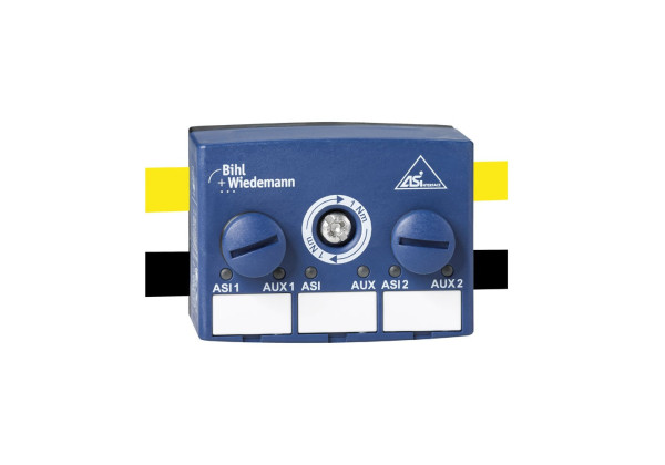 BWU3117 Passive Distributor ASi/AUX to 2 x M12 sockets, 5 poles, depth 35 mm, IP67