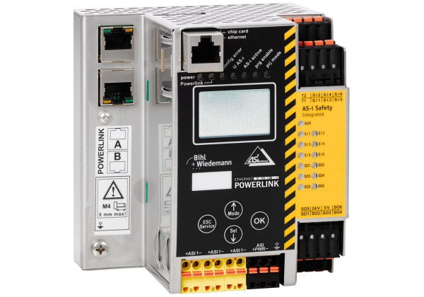 BWU3177 ASi-3 POWERLINK Gateway with integrated Safety Monitor, 1 ASi-3 master