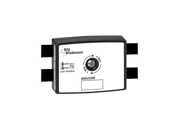 BWU3306 Passive Distributor AUX, 16A/20A, profile cable branch, depth 19 mm, IP67
