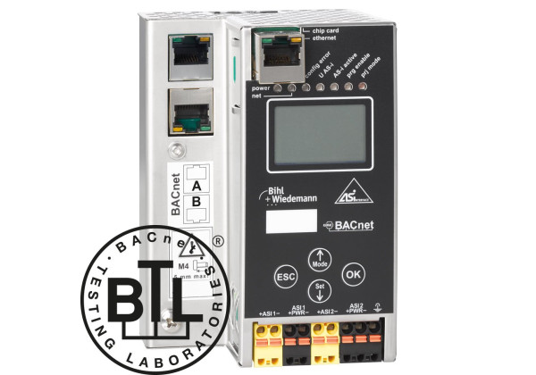 BWU3356 ASi-3 BACnet/IP Gateway in Stainless Steel, 2 masters