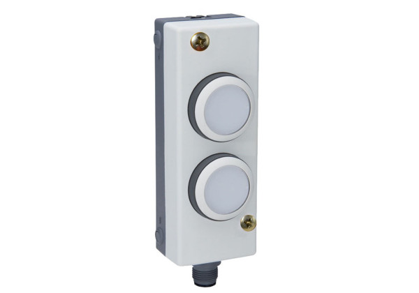BW3474 ASi Light Button Module, lighted (white/blue), screw mounting