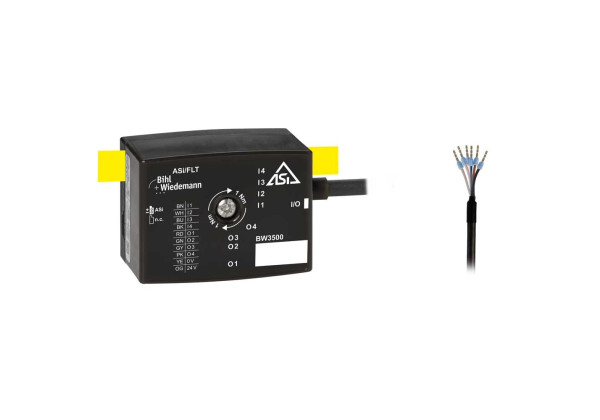 BW3500 Active Distributor ASi, IP67, 4I/4O