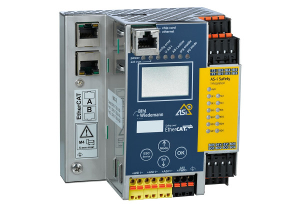 BWU3583 ASi-5/ASi-3 Safety over EtherCAT Gateway with integrated Safety Monitor, 1 ASi-5/ASi-3 master