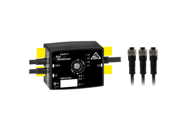 BWU3784 Active Distributor ASi Motor Module for Lenze Smart Motor, IP67, 1M/3I