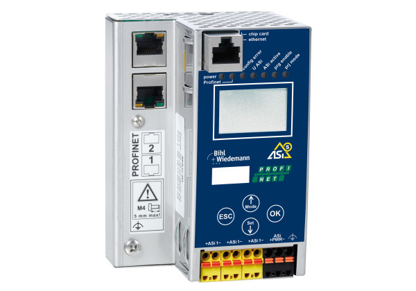 BWU4818 ASi-5/ASi-3 PROFINET Gateway in Stainless Steel, 1 ASi-5/ASi-3 Master