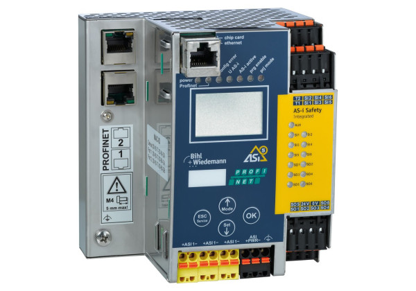BWU3954 ASi-5/ASi-3 PROFIsafe via PROFINET Gateway with integrated ASi-5/ASi-3 Safety Monitor, 1 ASi-5/ASi-3 master