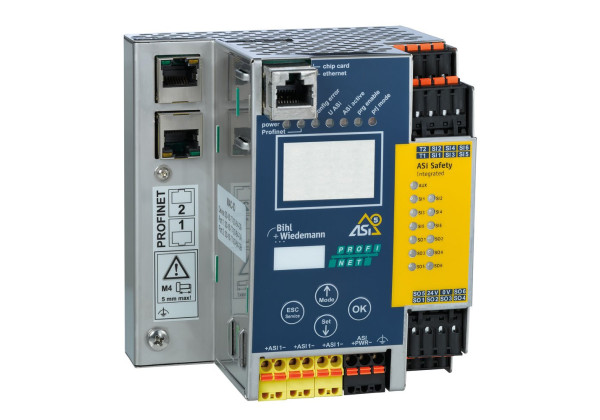 BWU3955 ASi-5/ASi-3 PROFINET Gateway with integrated ASi-5/ASi-3 Safety Monitor, 1 ASi-5/ASi-3 master