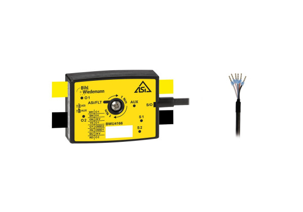 BWU4166 Active Distributor ASi Safety, IP67, 1SI/2O