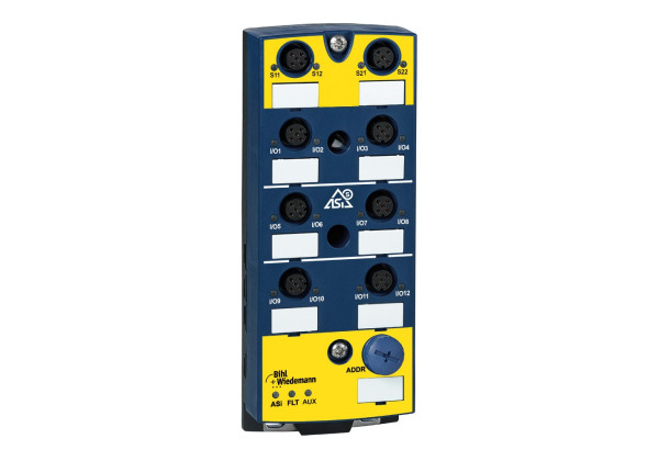 BWU4209 ASi-5 Safety Input Module, IP67, M12, 2SI/12I/O