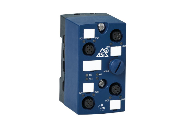 BWU4232 ASi-5 Self-configuring I/O Module, IP67, M12, 8I/O