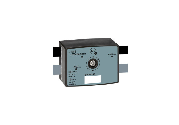 BWU4248 Voltage converter 48 V/24 V, 1 A, AUX 48 V profile cable to AUX 24 V profile cable, 35 mm, IP67
