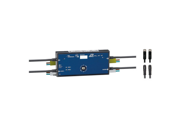 BWU4721 ASi-5 Cable Duct Motor Module, IP54, M8 for 48 V motorized rollers, 2M/2I