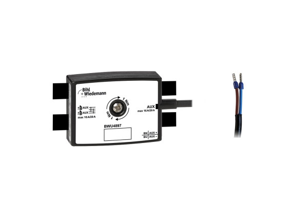 BWU4897 Passive Distributor AUX, 16A/20A, infeed module, depth 25 mm, IP67