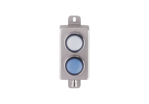 AC2380 AS-Interface illuminated pushbutton module AS-i Module 2BI 2LO WT/BL IP69K