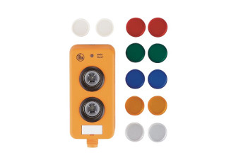 AS-Interface Leuchttastermodul AC2396 AS-i Module 2BI 2LO WT/WT