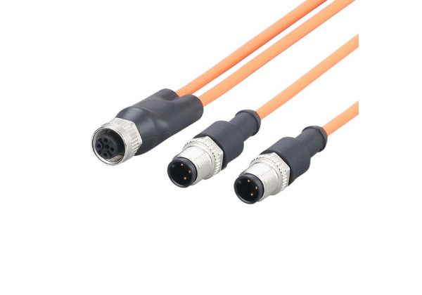 E12723 Y connection cable Y SPLITTER CABLE/M12 SOCKET/2xM12 PLUG