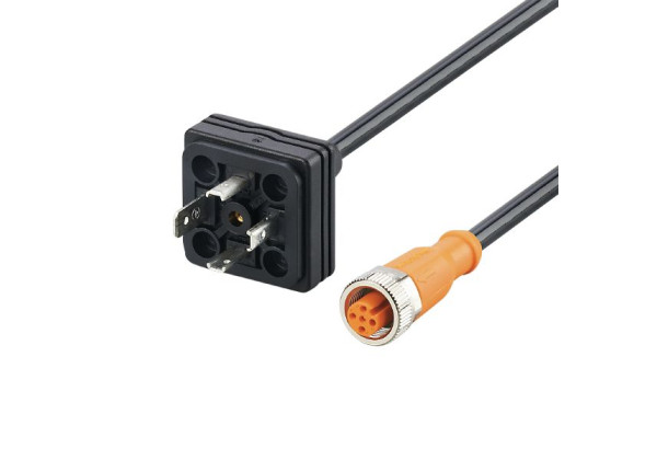 E12727 Jumper cable with valve plug PLUG M12 - DIN VALVE FORM A
