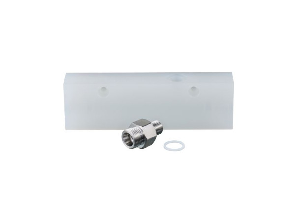 E40461 Process adapter for small volumetric flow quantities ADAPTBLOCK D16 G1/2 PP