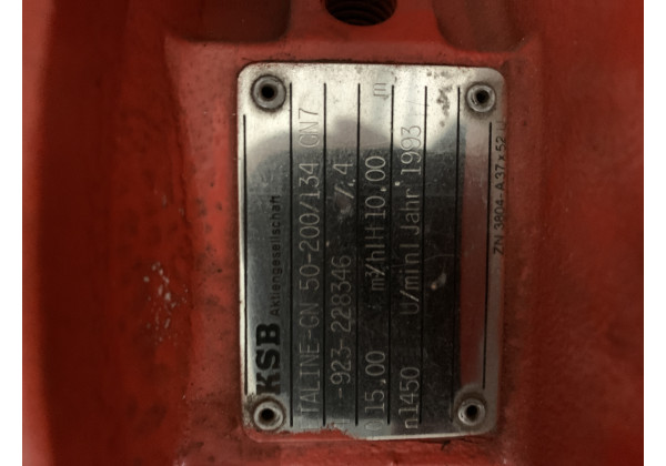 Motor: ENCV-090LB-04M; Pumpe: KSB ETALINE-GN 50-200/134 GN7-InS Motor + Pumpe Motor: ENCV-090LB-04M; Pumpe: KSB ETALINE-GN 50-200/134 GN7 Loher_set Motor: ENCV-090LB-04M; Pumpe: KSB ETALINE-GN 50-200/134 GN7-InS Motor + Pumpe Motor: ENCV-090LB-04M; Pumpe: KSB ETALINE-GN 50-200/134 GN7 Loher_set