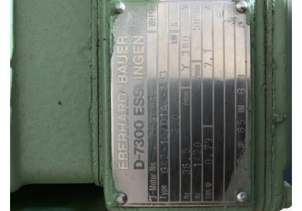 Bauer: D 7300. Type: G42-10/D1A4-283-InStock Motor +Reduktor Bauer: D 7300. Type: G42-10/D1A4-283 Bauer Bauer: D 7300. Type: G42-10/D1A4-283-InStock Motor +Reduktor Bauer: D 7300. Type: G42-10/D1A4-283 Bauer