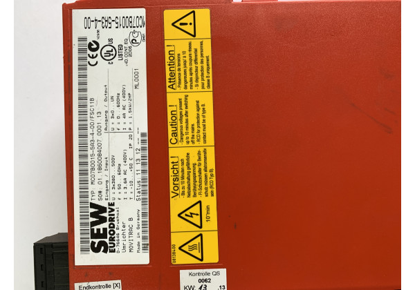 MC07B0015-5A3-4-00/FSC11B-InStock Elektro MC07B0015-5A3-4-00/FSC11B SEW MC07B0015-5A3-4-00/FSC11B-InStock Elektro MC07B0015-5A3-4-00/FSC11B SEW