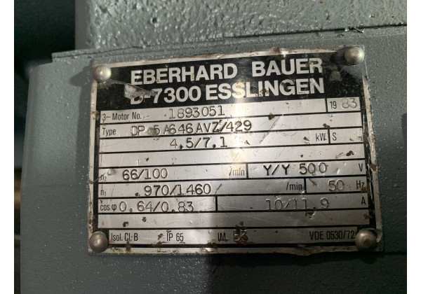DP 5 A646AVZ/429-InStock Motor DP 5 A646AVZ/429 Bauer DP 5 A646AVZ/429-InStock Motor DP 5 A646AVZ/429 Bauer