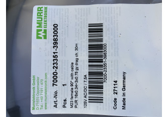 7000-23351-3983000-InStock Kabel 7000-23351-3983000 Murr Elektronik 7000-23351-3983000-InStock Kabel 7000-23351-3983000 Murr Elektronik