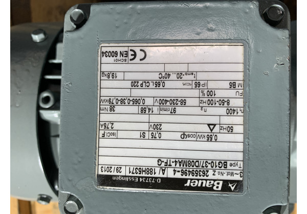 BG1037/D08MA4-TF-G-InStock Motor +Reduktor BG1037/D08MA4-TF-G Bauer BG1037/D08MA4-TF-G-InStock Motor +Reduktor BG1037/D08MA4-TF-G Bauer