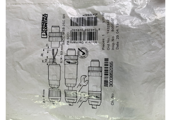 1432842-InStock Elektro 1432842 Phoenix Contact 1432842-InStock Elektro 1432842 Phoenix Contact