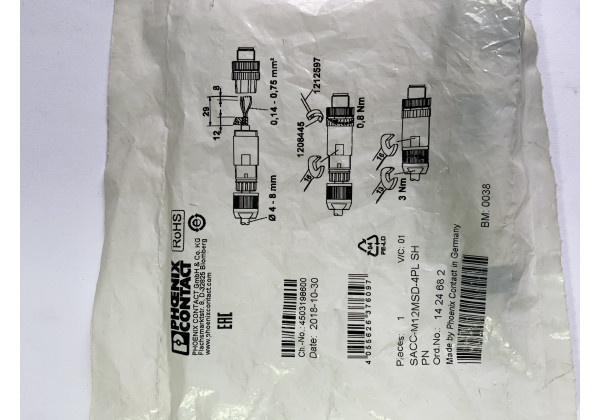 1424682-InStock Elektro 1424682 Phoenix Contact 1424682-InStock Elektro 1424682 Phoenix Contact