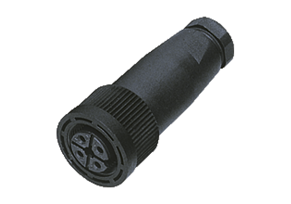 Female cordset, field attachable V18-G