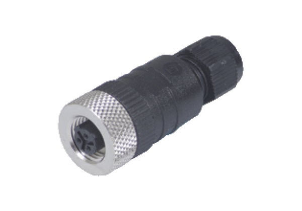 Female cordset, field attachable V12-G