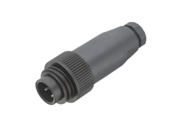 Field-attachable male connector V16S-G