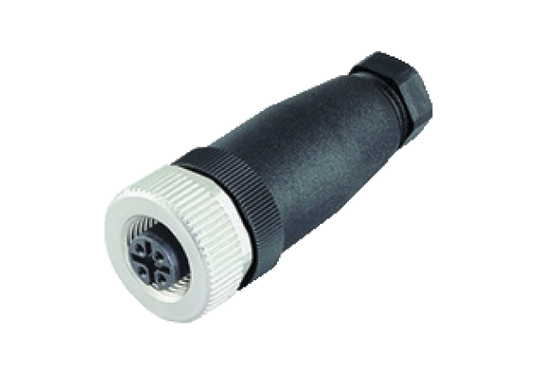 Female connector, field-attachable V17-G-PG9