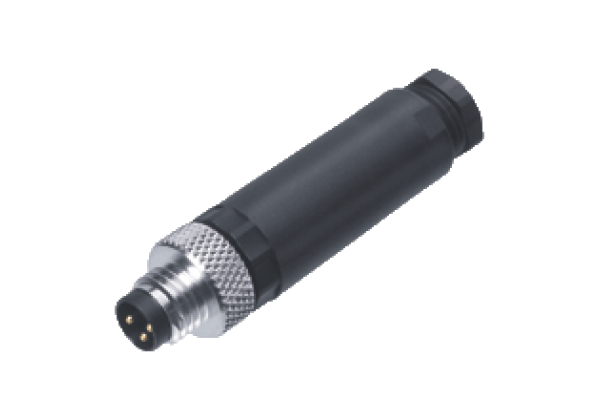 Field-attachable male connector V3S-GM