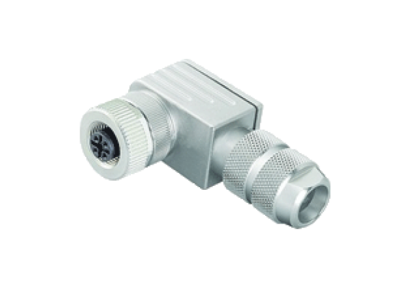 Female connector, field-attachable V15-W-ABG-PG9