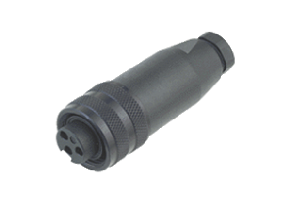 Female cordset, field attachable V95-G-Y