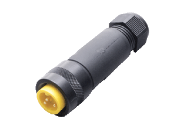 Field-attachable male connector V93-G-SI
