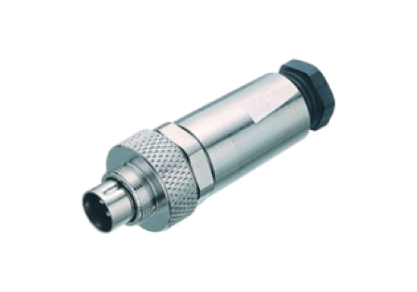 Field-attachable male connector V35S-G-ABG
