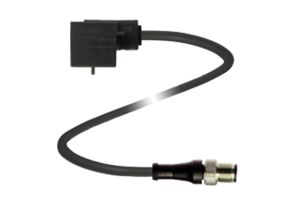 Valve Connector Cordset VMA-3+P/L1-0,6M-PUR-V1-G
