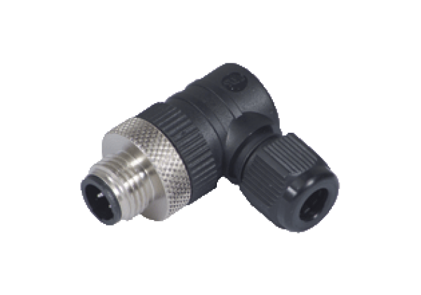 Field-attachable male connector V12S-W