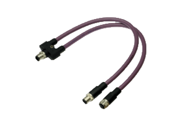 Y connection cable ICZ-3T-0,3M-PUR ABG-V15B-G